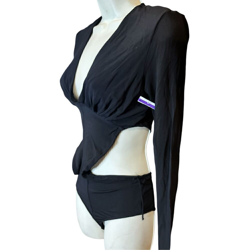 Isabel Marant Cut-Out Stretched Bodysuit in Black NWOT Size 38/Small - Picture 5 of 8